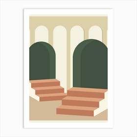 Entrance To A Temple Art Print