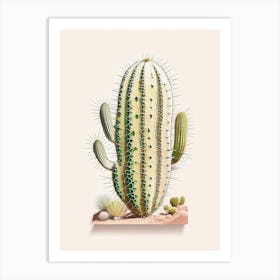 Notocactus Cactus Marker Art 2 Art Print