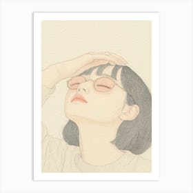 Asian Girl 2 Art Print