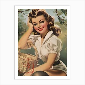 Pin Up Girl 29 Art Print