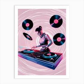 Dj Dj Art Print