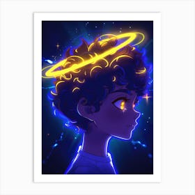 Angel Halo 1 Art Print