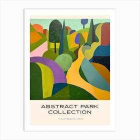 Abstract Park Collection Poster Kalemegdan Park Belgrade Serbia 1 Art Print