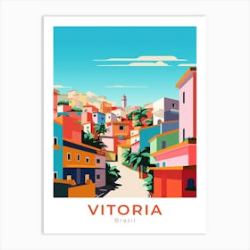 Brazil Vitoria Travel Art Print