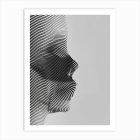 Abstract Portrait Of A Woman 32 Art Print