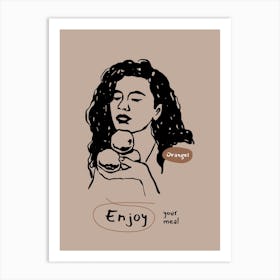 Enjoy Your Meal Art Print