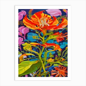 Flora Unfurling Art Print