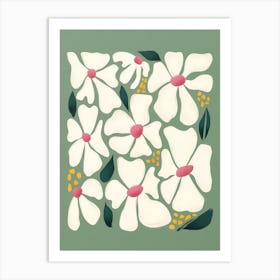 Dogwood Flowers Art Print