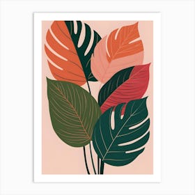 Tropical Leaves 20 Art Print