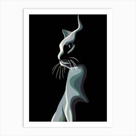 Syrian Cat Art Print