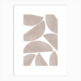 Abstract Painting Geometric Soft Art Print