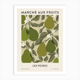 Fruit Market - Pears Art Print