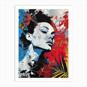 Abstract Woman, Pop-Up Series Art Print