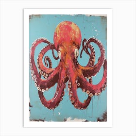 Vintage Photo Style Octopus 2 Art Print