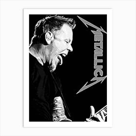 James Hetfield Metallichead band music 26 Art Print