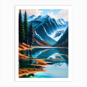 Mountain Lake 28 Art Print