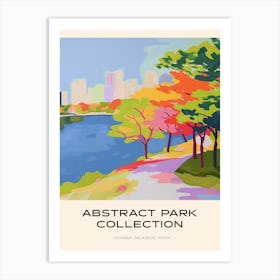 Abstract Park Collection Poster Odaiba Seaside Park Tokyo 1 Art Print