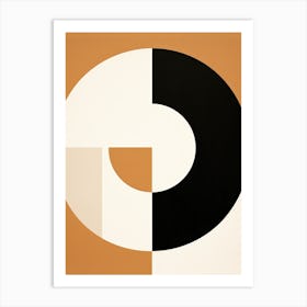 Beige Bauhaus Reverie Art Print