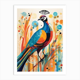 Bird Painting Collage Pheasant 3 Art Print