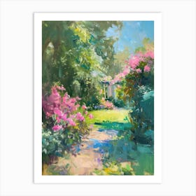  Floral Garden English Oasis 4 Art Print