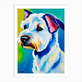 Scottish Terrier Fauvist Style Dog Art Print