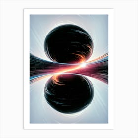 Black Hole Art Print