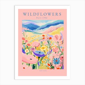 Wildflowers Typography Art Print