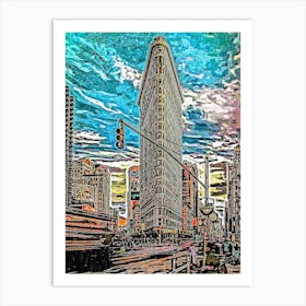 Building In New York City Art Print