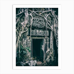 The Encroaching Forest Of Ta Prohm Art Print