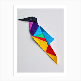 Bird Origami Bird Art Print