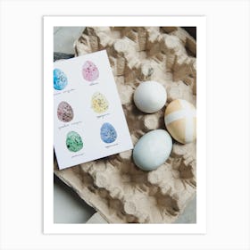 Easter Eggs 250 Art Print