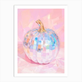 Holographic Pumpkin Poster