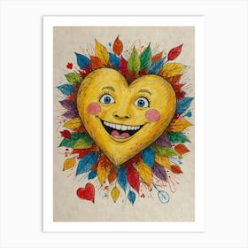 Heart Of Joy 1 Art Print