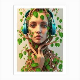 Tree woman 2 Art Print