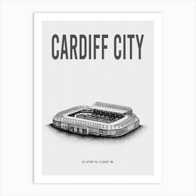 Cardiff City Stadium Cardiff City Fc Stadium Art Print