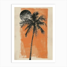 Palm Tree Canvas Print 5 Art Print