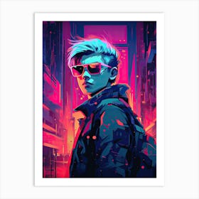 Cyberpunk punk Art Print