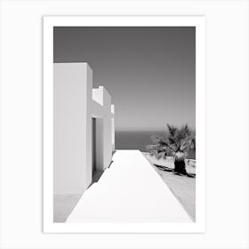 Algarve, Portugal, Photography In Black And White 2 Art Print