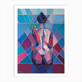 Cubist Woman (2010) Art Print