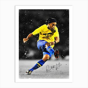 Ronaldinho Brazil 1 Art Print