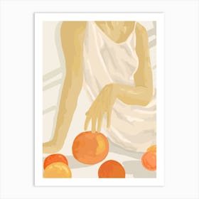 Tangerine Grace Art Print