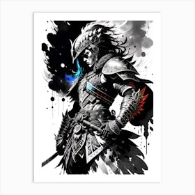 Warrior Knight Art Print