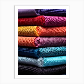 Colorful Cloths 1 Art Print