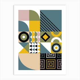 Bauhaus style 3 Art Print