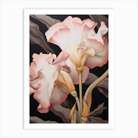 Flower Illustration Gladiolus 4 Art Print