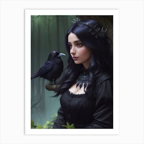 Quoth the Raven Art Print