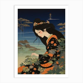 Ukiyo Beauty Japanese Style 4 Art Print