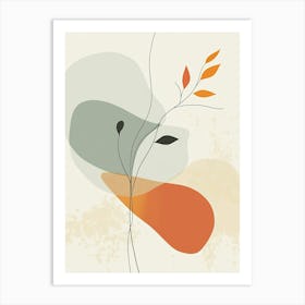 Abstract Leaves 2 Art Print