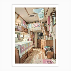 Rv Bedroom Art Print