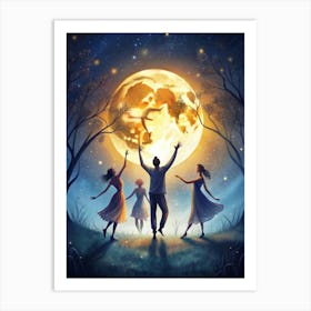 Full Moon Art Print